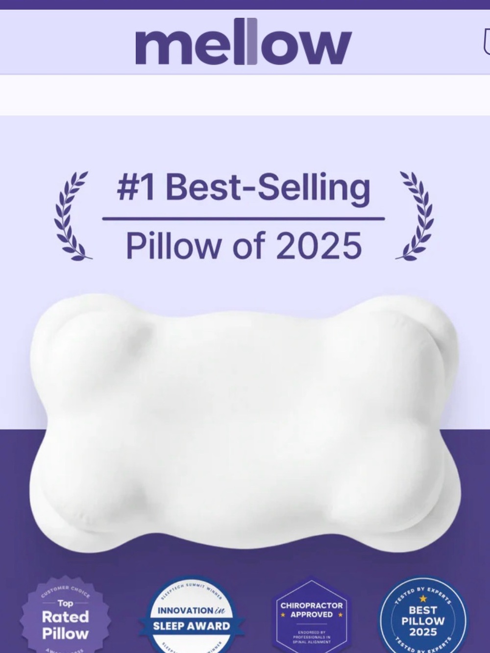 Mellow CloudAlign™ Pillow